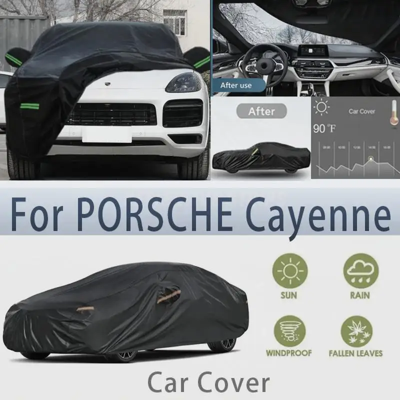

For PORSCHE Cayenne Outdoor Protection Waterproof Dustproof Snow Sunshade Exterior Accessories for PORSCHE Cayenne Car Covers