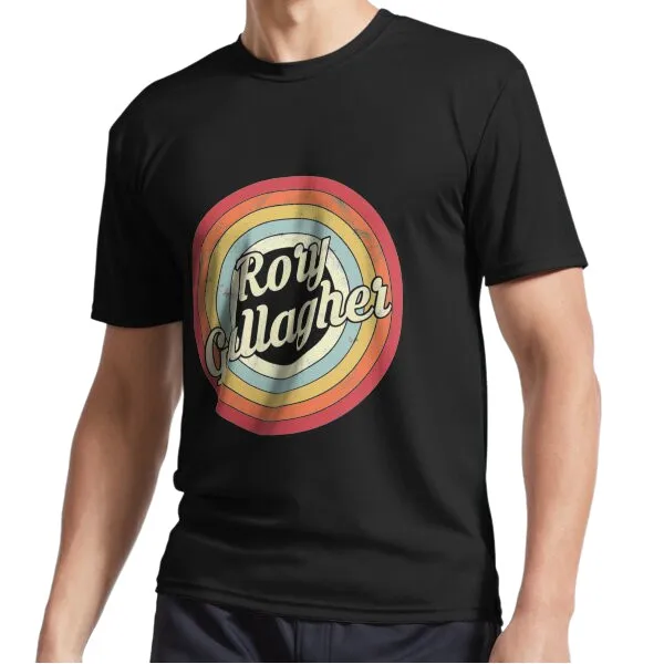 New Rory Gallagher (2) Active Logo T-Shirt Funny Size S to 5XL