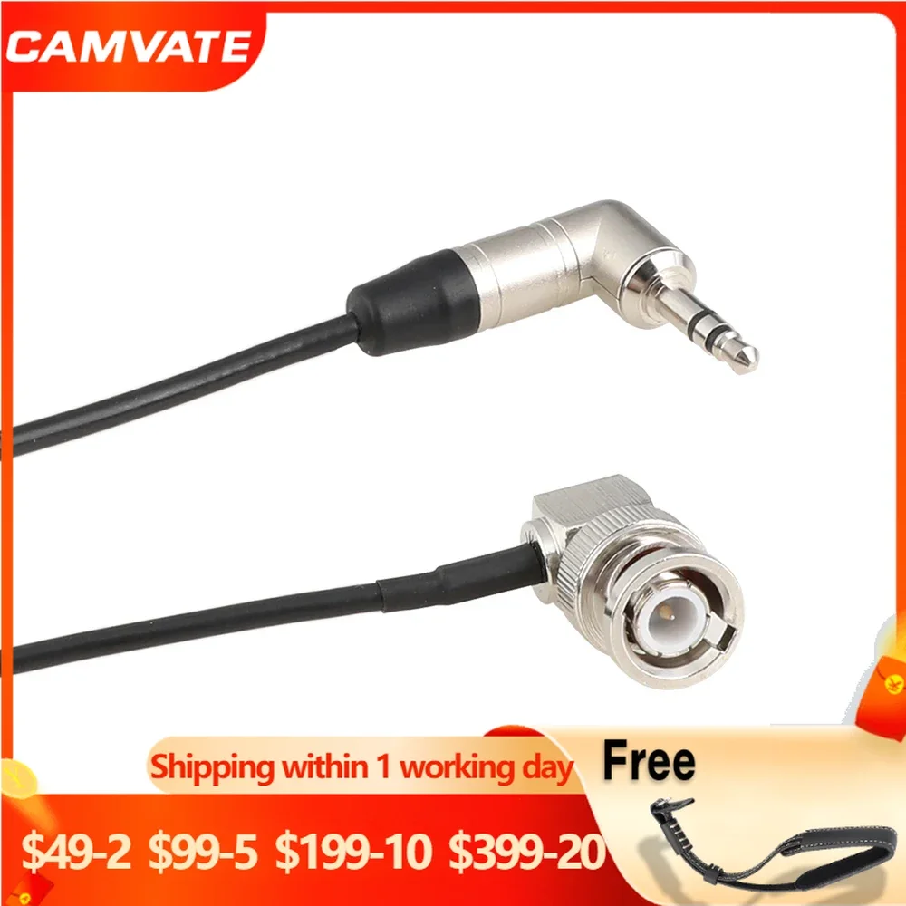 

Стандартный прямоугольный разъем CAMVATE BNC до 3,5 мм Mini-разъем TRS Timecode для C300/500 f55/ Amira / Zoom F8 (длина 18 дюймов)