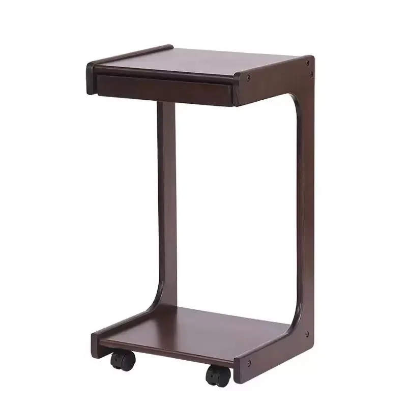 Coffee table removable sofa side small coffee table home living room high-end side table retro