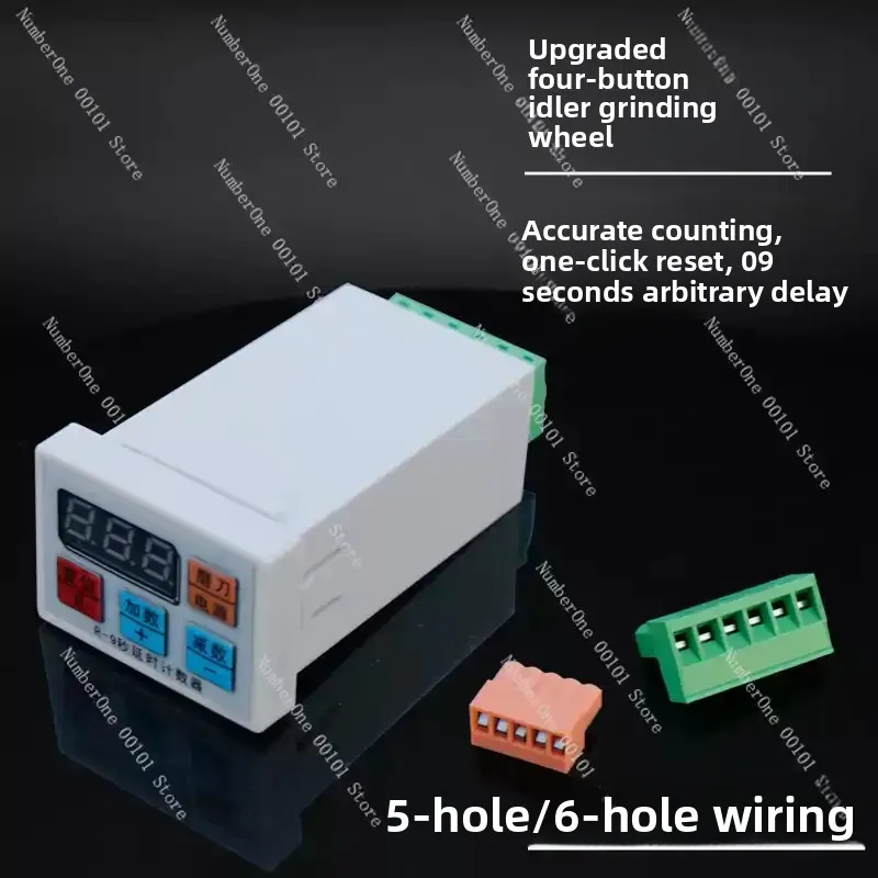 

Электронный реле-модуль для тканеотрезного устройства с функцией задержки и кнопкой заточки, для тканеотрезных машин
