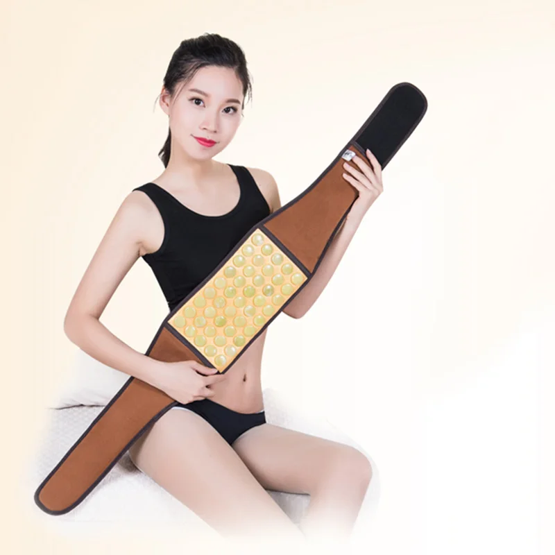 220V electric heating belt belt waist plate strain lumbar warm jade massage machine heat preservation belt