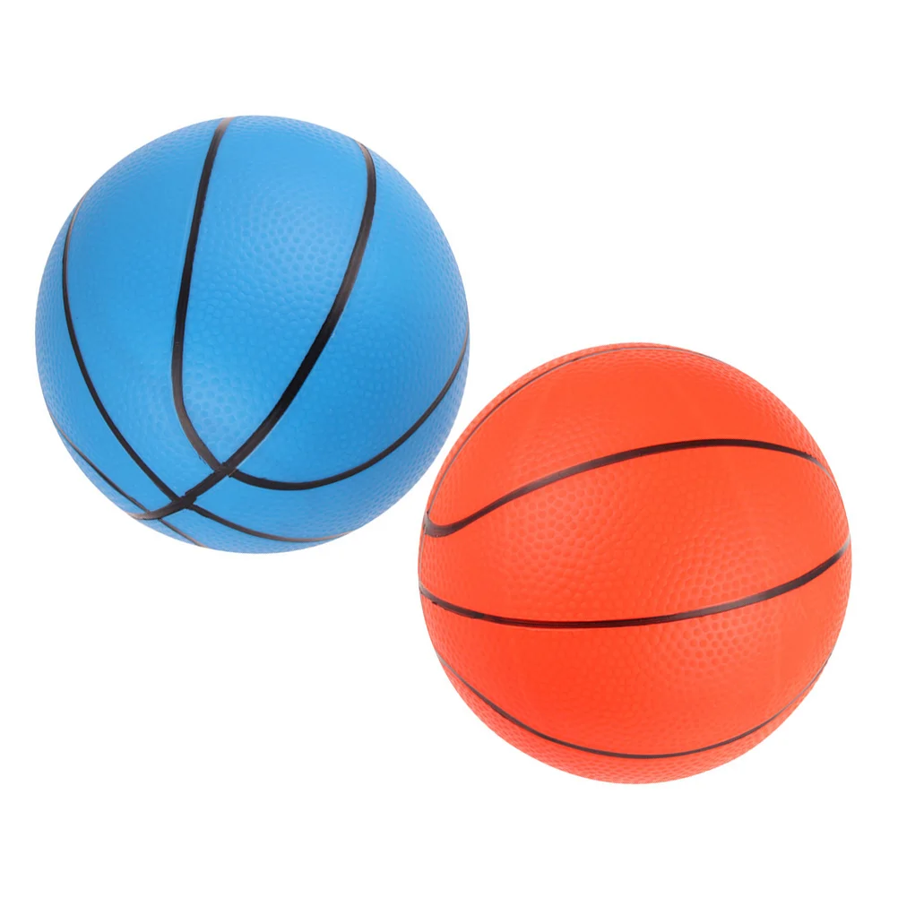 2 Pcs Basketball Toy Toddler Toys for Mini Children's Miniature Outdoors Toddlers Small