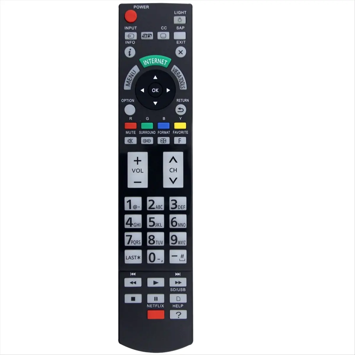 14 Designer~Replaced N2QAYB000777 Remote Control for TV N2QAYB000777 Remote Control