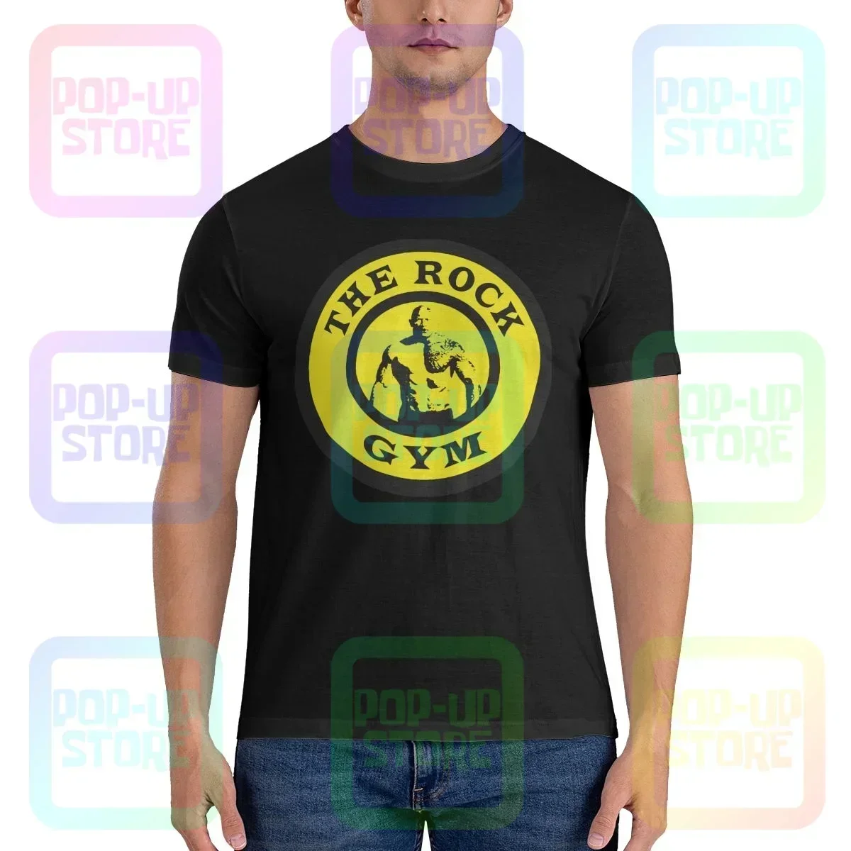 Camiseta The Rock Gym Brahma Bull Project Dwayne Johnson, camiseta de regalo con empalme de algodón, superventas