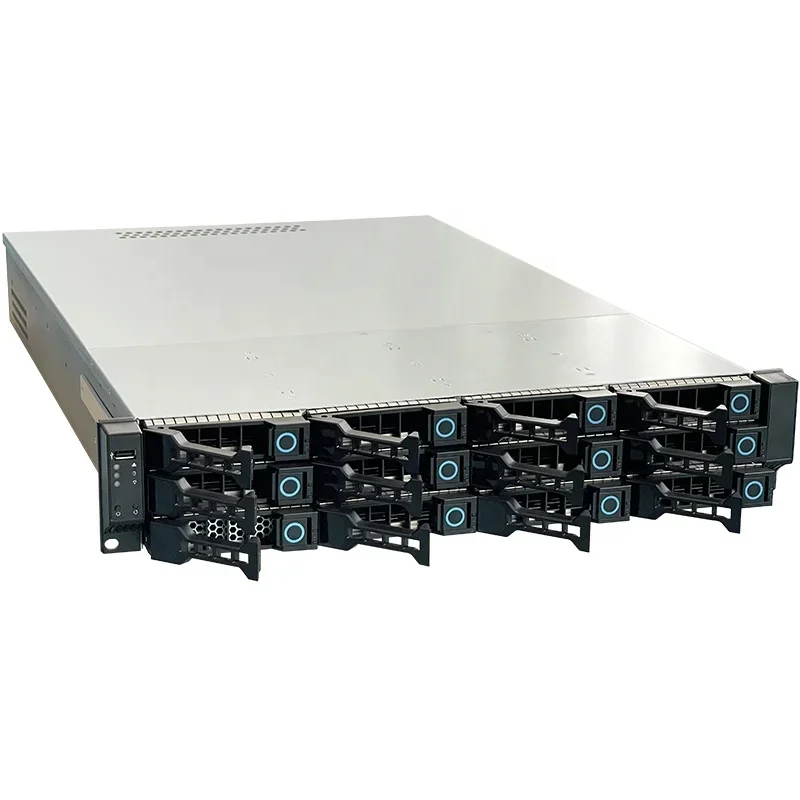 2U storage server rack case chassis rackmount 12 bay hot swap backbplane SFF8087 SFF8643 high quality huge NAS case