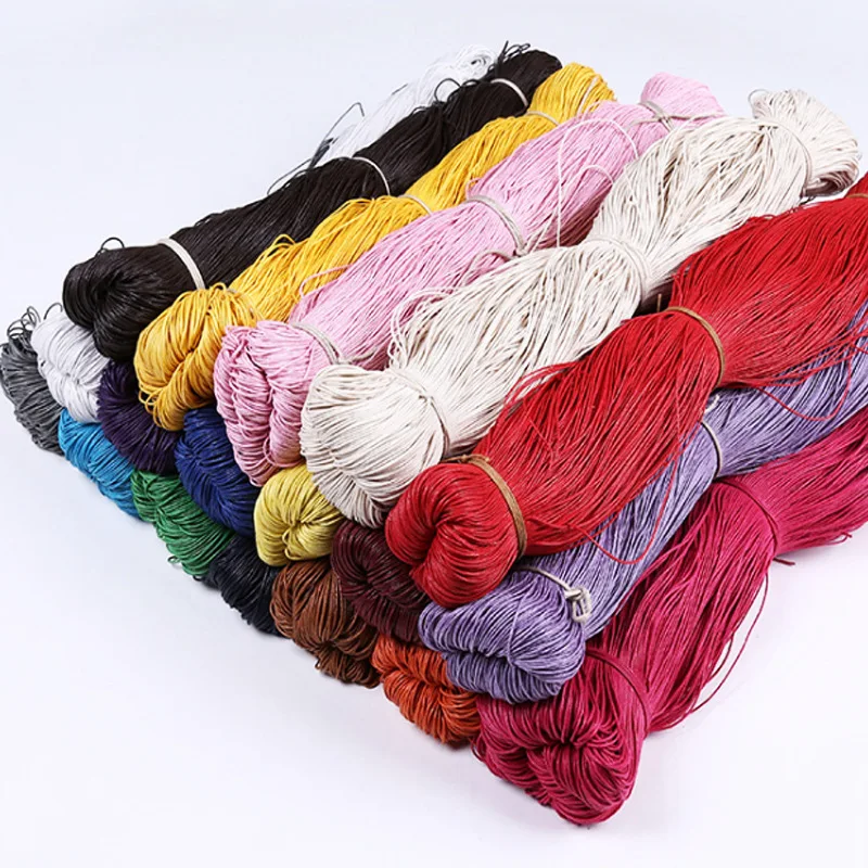 

1.0mm 450yd DIY cotton wax rope wax rope PU leather cord necklace rope Jewelry Making DIY Shambhala bracelet