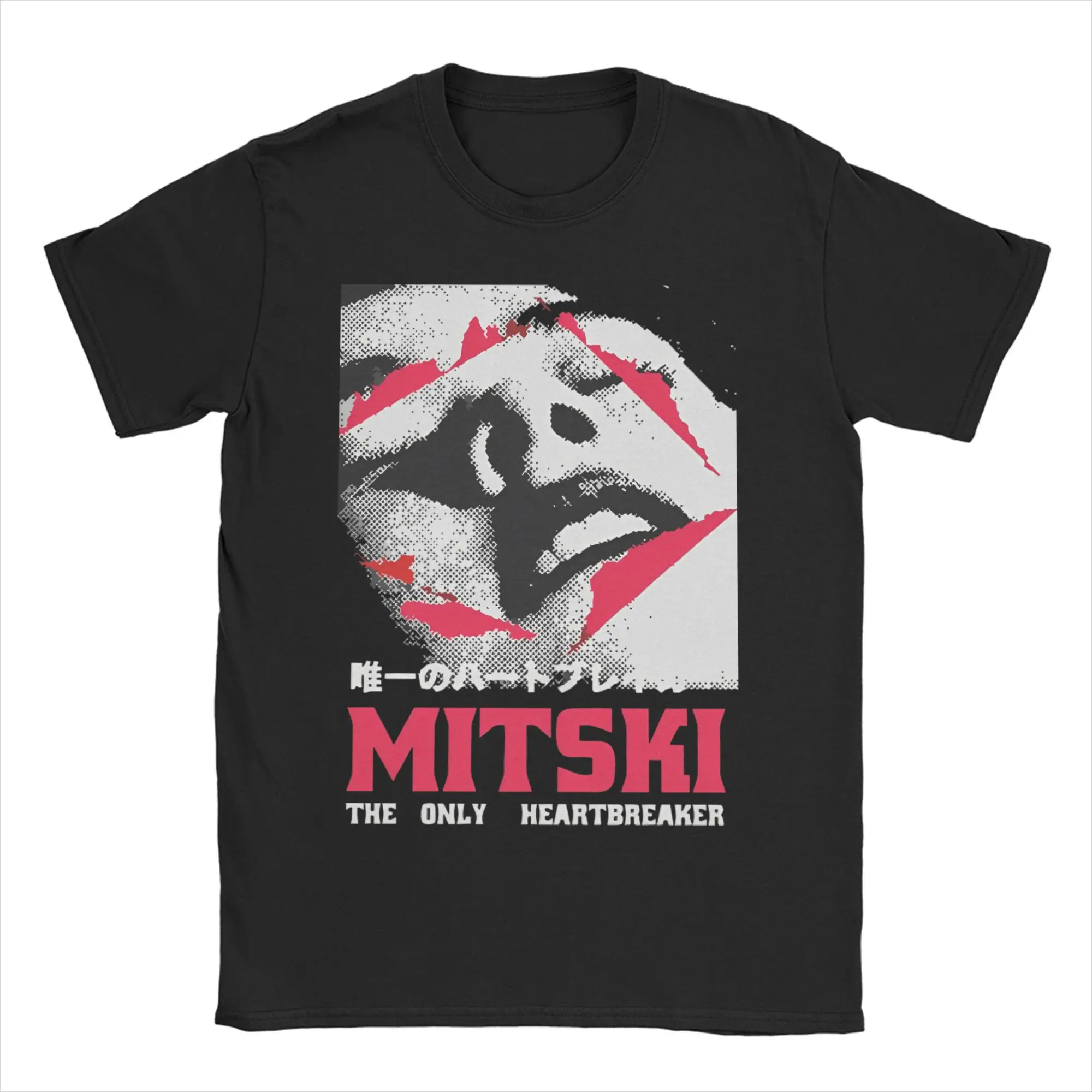 

Mitski T Shirt Beach My Love My Music Cotton T Shirts For Men Harajuku Pattern Tee Shirt Short-Sleeved Streetwear Tops