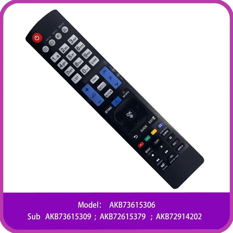 AKB73615306 Sub AKB73615309 AKB72615379 AKB72914202 Remote Control For L.G TV 55LD520C 26LD350 55LE5500 42LE5500 55LE8500