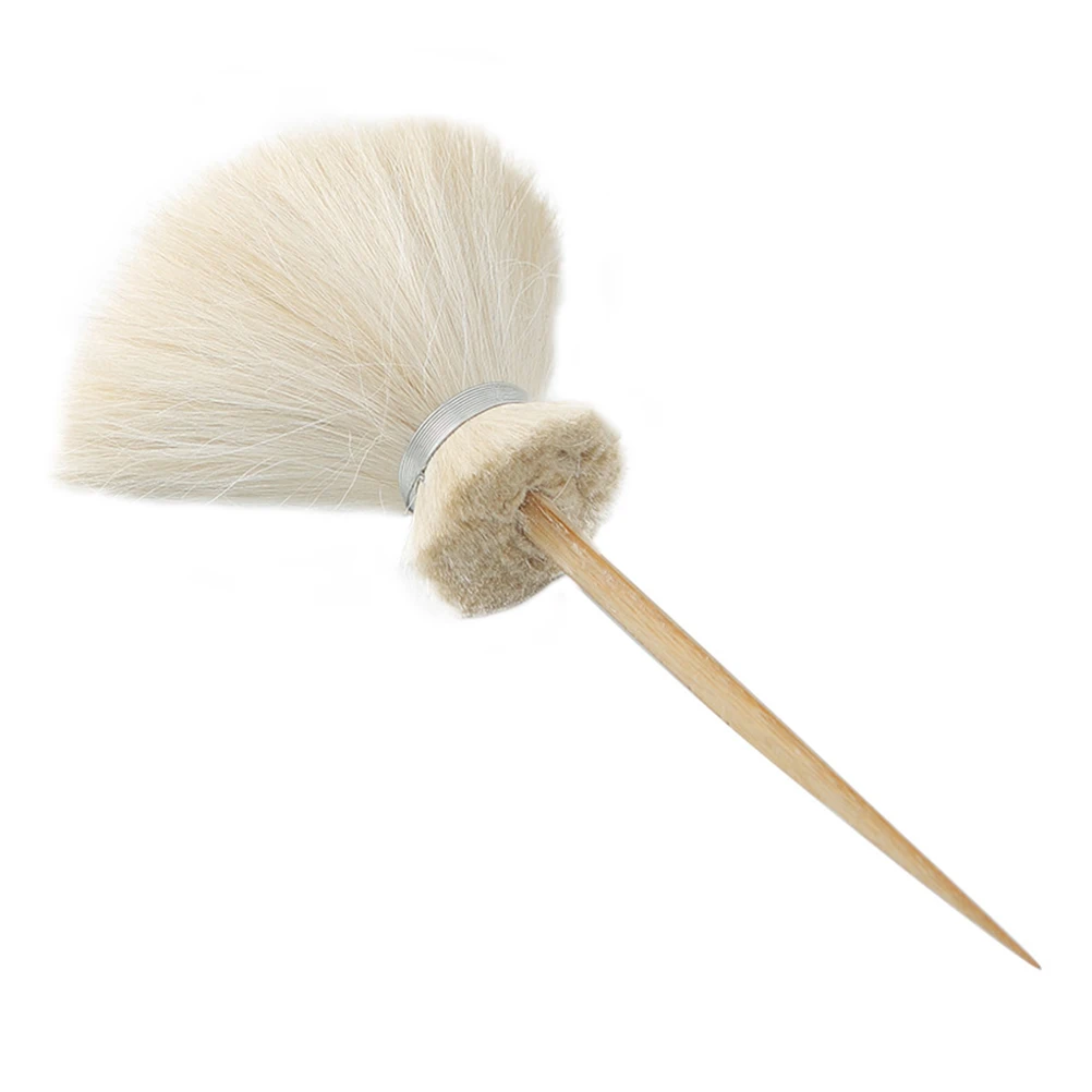 

Wool Pottery Bamboo Brush Large Head Cleaning Tools Sweep Dust Pen Wood H Shaping Modeling DIY Professional Beginner