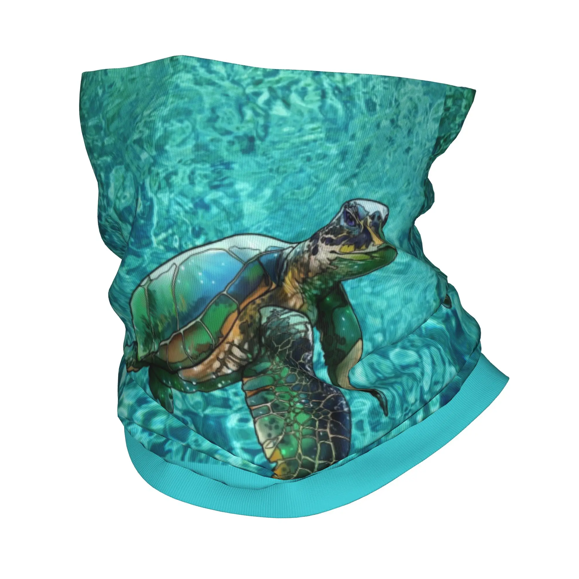 

Многофункциональный ветрозащитный бафф-балаклава с принтом морских черепах для мужчин и женщин