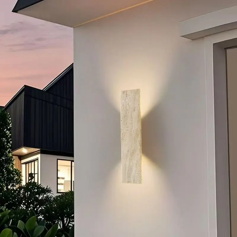 Japanese Nordic Porch Lights Stone LED Chandelier Art Home Decoration for Living Room Bedside Background Garden Lighting Fixture