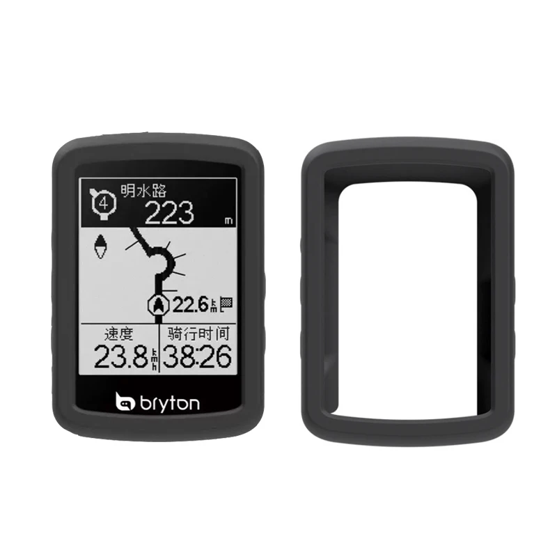 Silicone Soft Shell Protective Case Screen Protector Film Cover Guard For Bryton Rider 650/550 R650 R550 GPS Computer Frame Skin