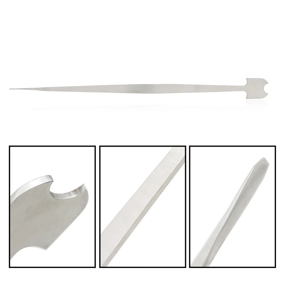 A74K-Cello/Double Bass Sound Post Setter Luthier Tool Stainless Steel Upright Column Hook Tool Strings Accessories
