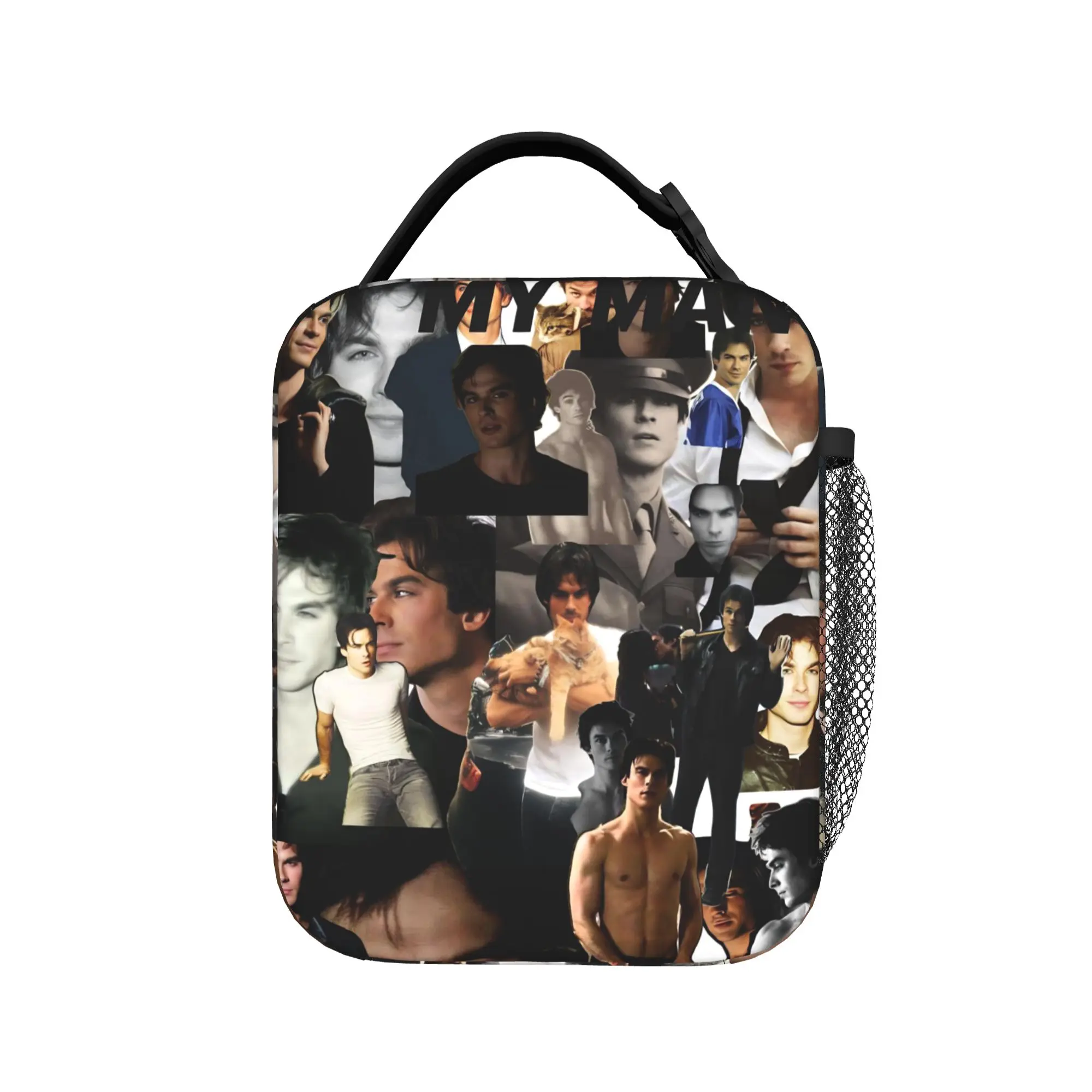 The Vampire Diaries Resuable Movie Lunch Bag For Child  Picnic Designer Lunch Box Aesthetic Waterproof Thermal Tote Handbags