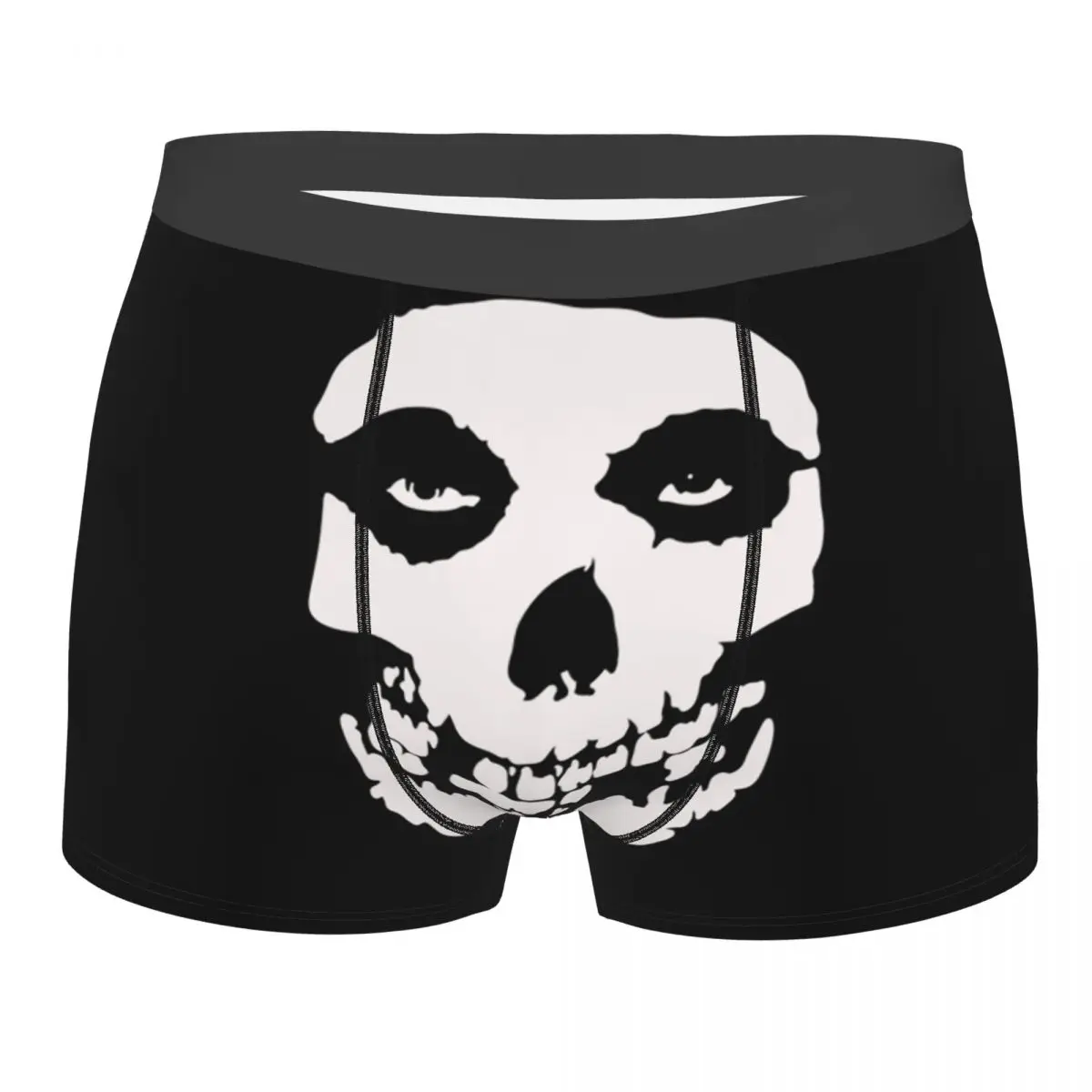

Male Fashion Misfits Punk Rock Band Underwear Boxer Briefs Men Stretch Shorts Underpants