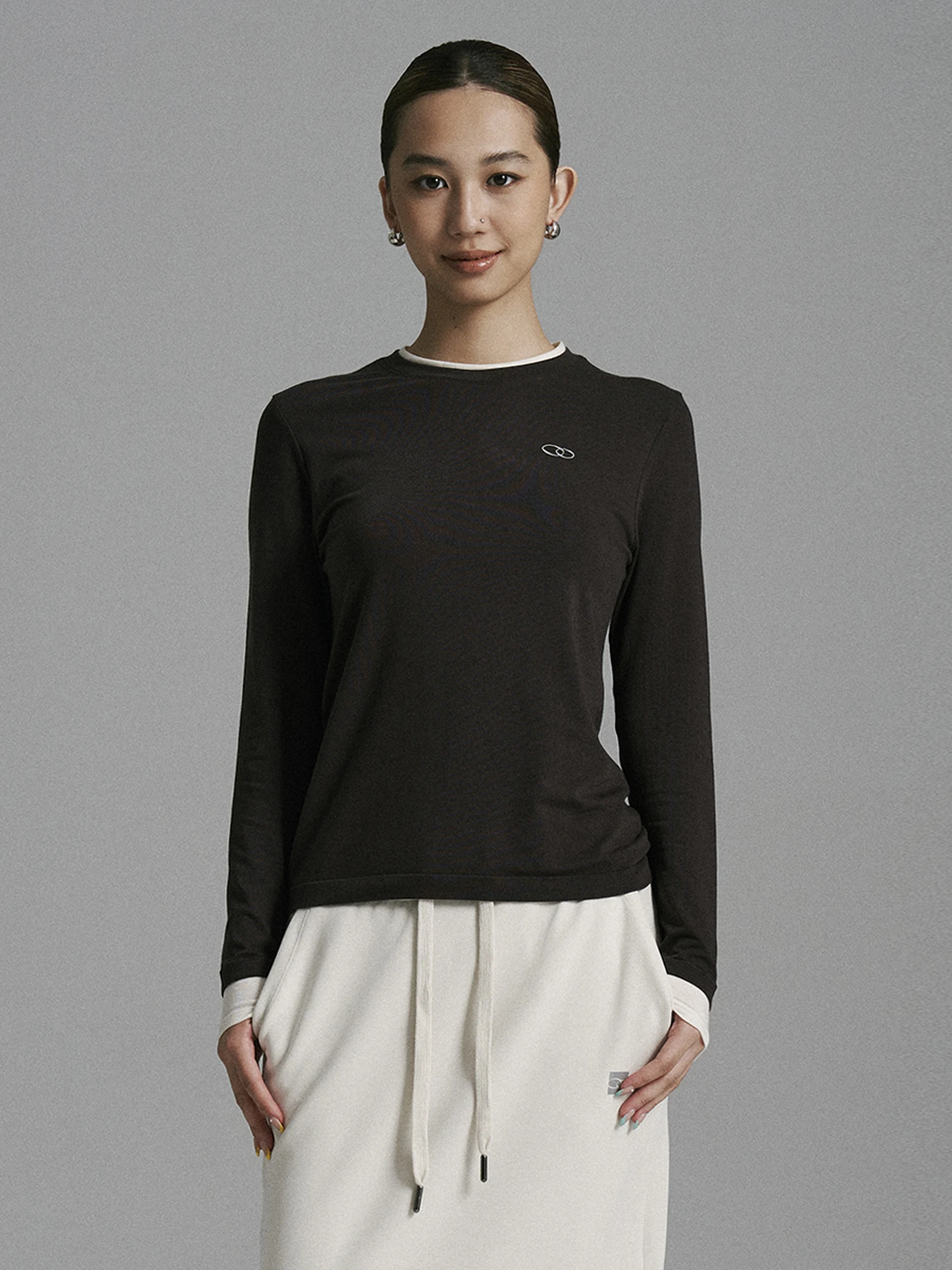 

Футболка Wooye из мериносовой шерсти и лиоцелла, спортивная, с длинным рукавом, повседневного кроя, городская, мягкая, однотонная, влагоотводящая, антибактериальная