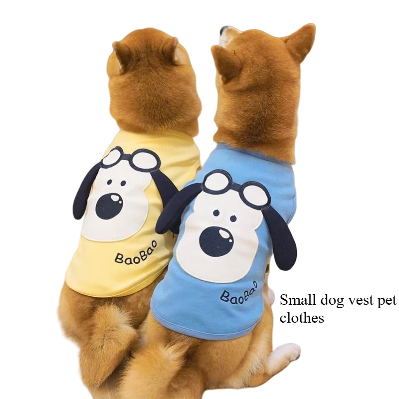 Wallace & Gromit Cartoon Cute Vest Pet Clothes Creative Kawaii Personality Small Dogs and Cats Explosive Breathable Clothes