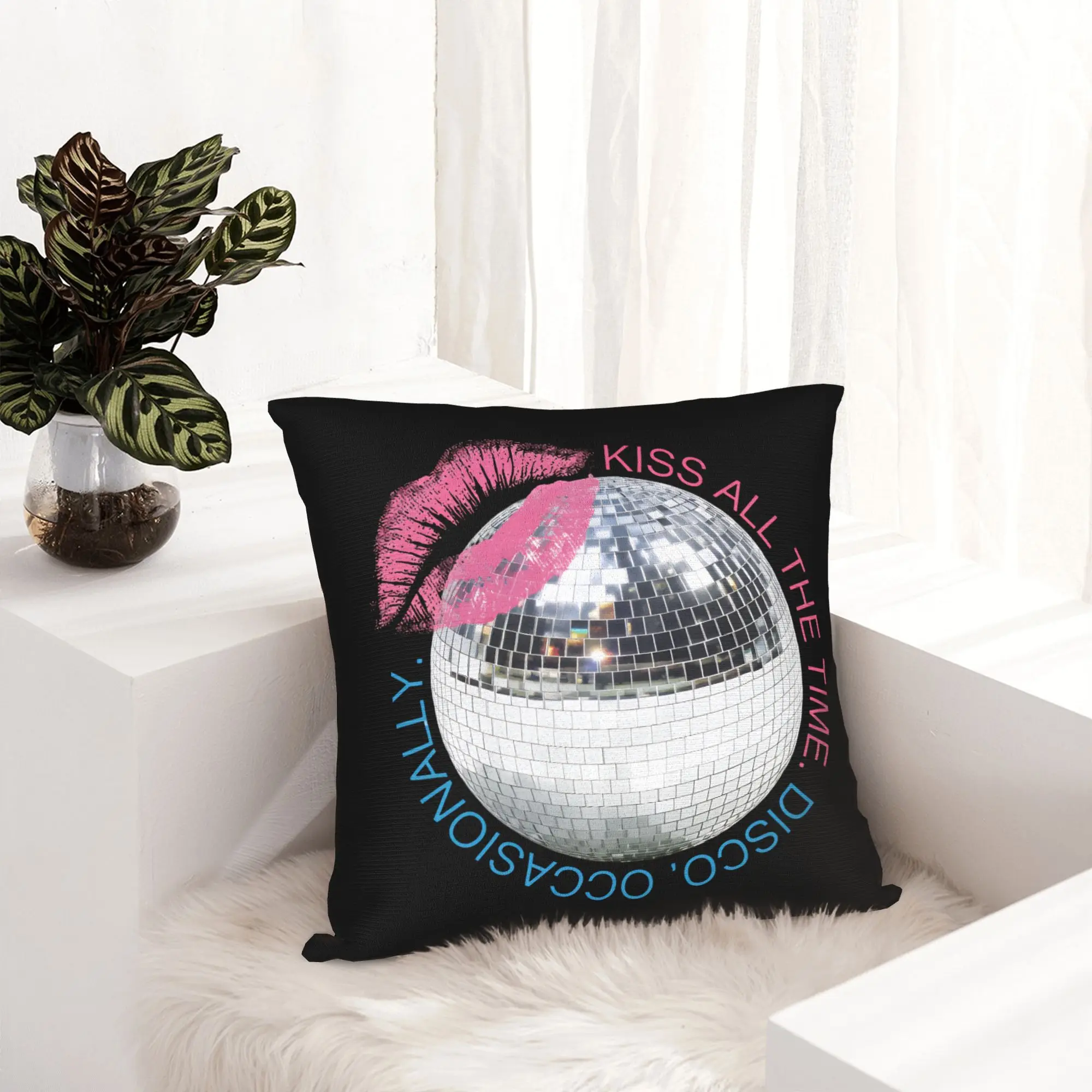 Kiss All the Time Pillowcases Harrys Styles 2026 New Album Funny Pillow Case For Wedding Party Home Decor Square Pillow Cover