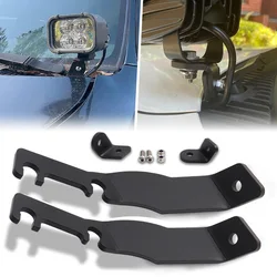 Upper Hood Led Work Light Mounting Bracket Engine hood Ditch Side Pillar Fog Light Mount Bracket For 1995-2004 Toyota Tacoma