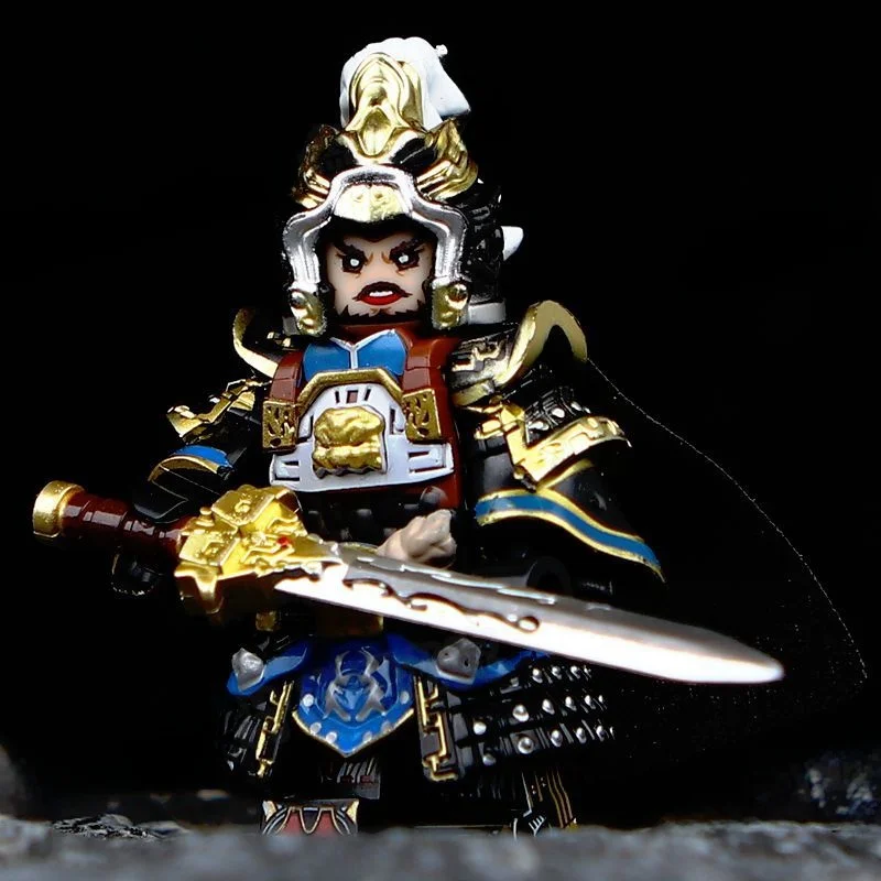 مكعبات بناء محلية جديدة لعام 2025، شخصيات من ثلاث ممالك وخمسة قوات شعبية، ما تشاو، ليو بي، كاو كاو، ألعاب تعليمية للتجميع #1