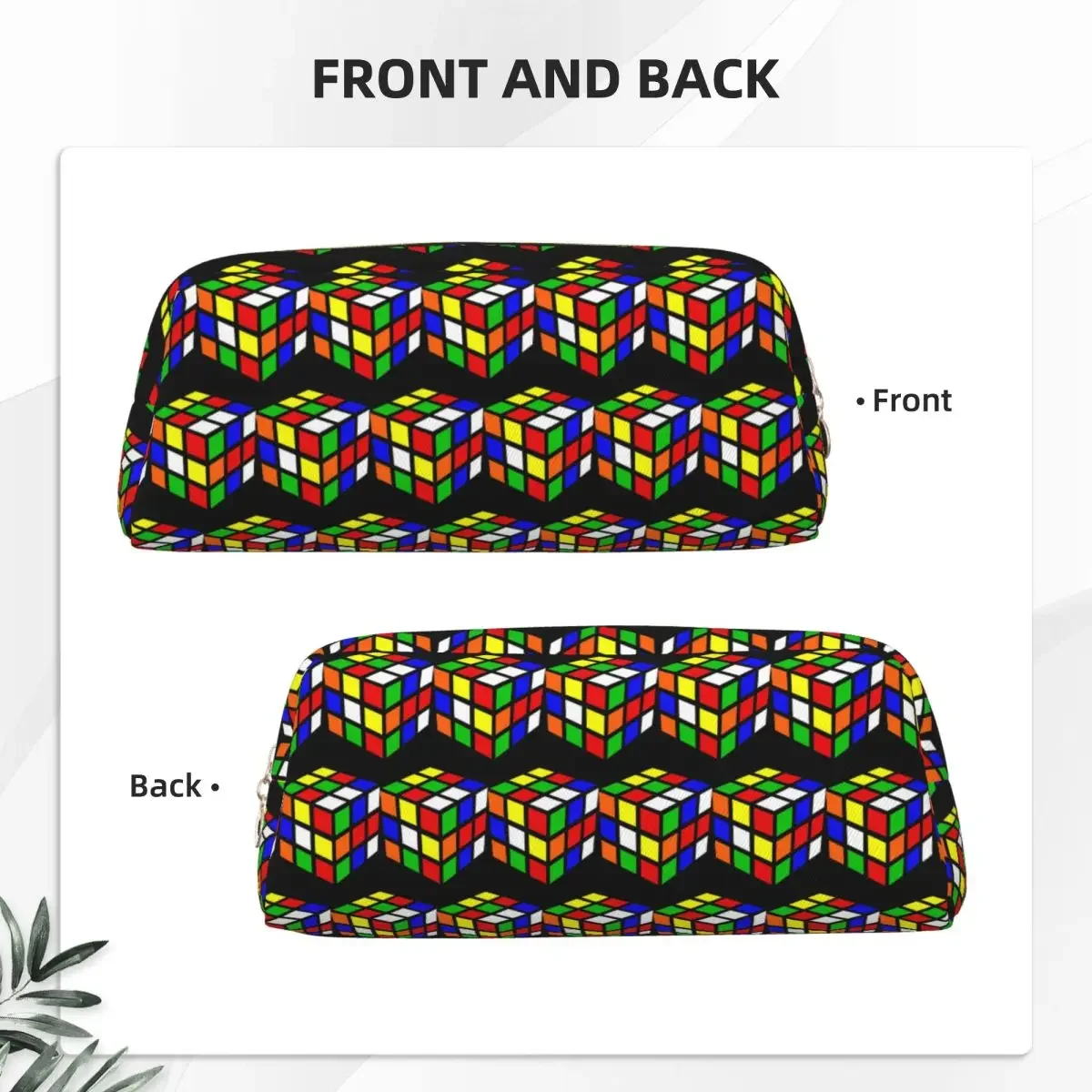 Magic Cube Pencil Cases for Students Gifts Pen Box Pencil Bag Large Storage Pencil Pouch Storage Stationery Supplies