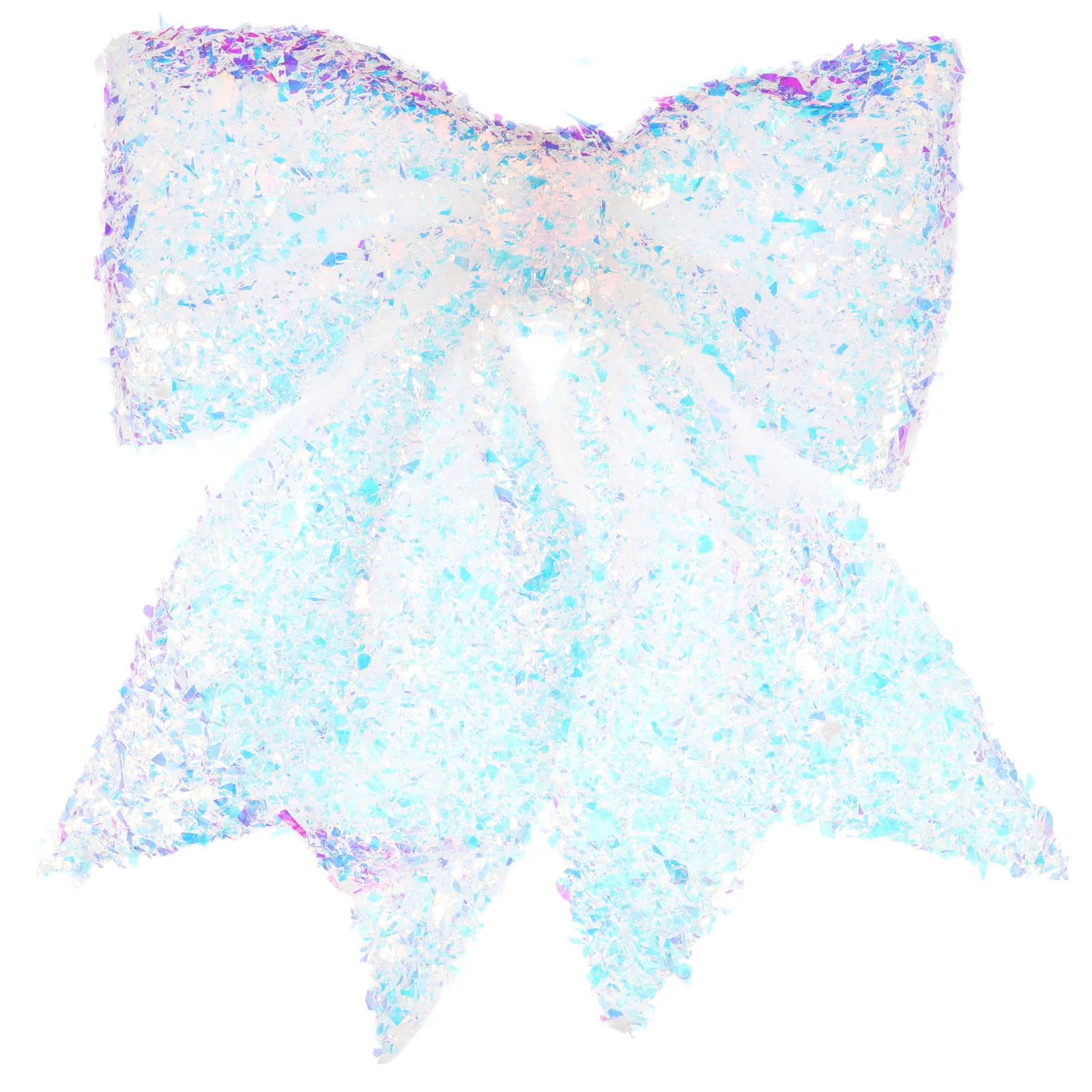 

Jumbo Christmas Bow Pearl Cotton Glitter Decor Tree Topper Hanging Pendant for Xmas Tree Wreath Holiday Party Indoor Outdoor