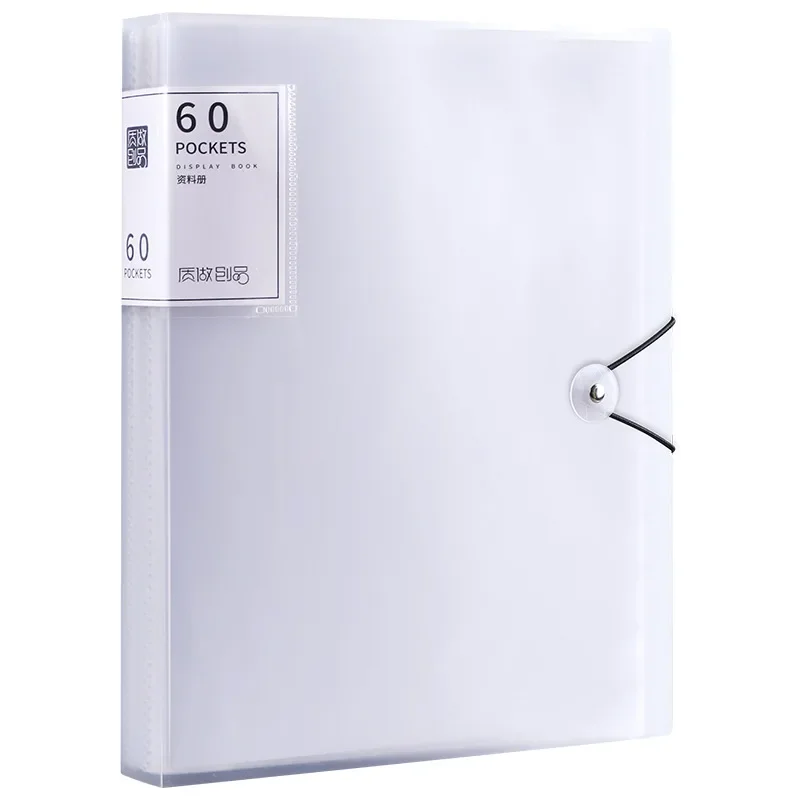 A4 لون شفاف مجلد وثيقة سعة كبيرة الغبار مقاوم للماء منظم الملفات النتيجة اختبار ورقة حامل ملف الطالب