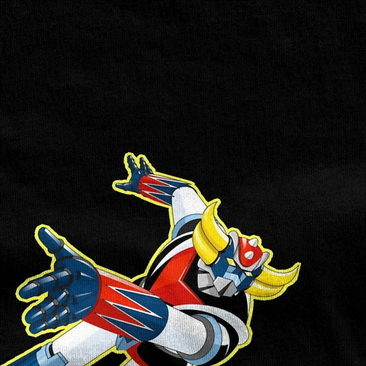 Goldrake UFO Robot Grendizer kaus pria wanita Mazinger Z santai katun murni kerah bulat kaos lengan pendek pakaian unik