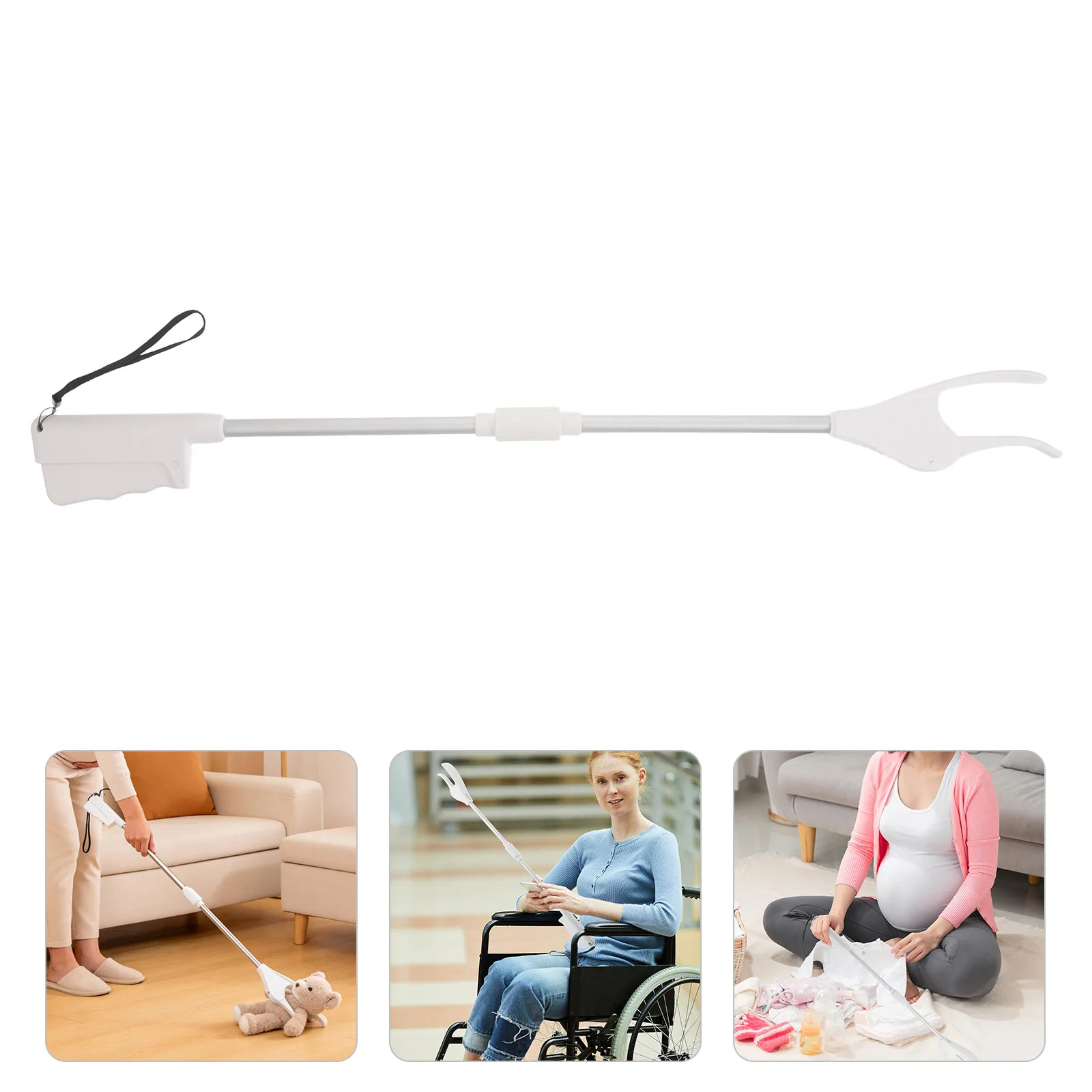 

Long Handle Grabber Reach Tool 28 Grabber Tool for Seniors Pregnant No Bend Elderly Assistance Trash Picker Garbage Picker Reach