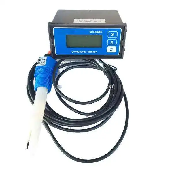 Conductivity Meter CCT3320T with CON1134-13 1.0 Plastic Electrode Analog Output Tester Kit