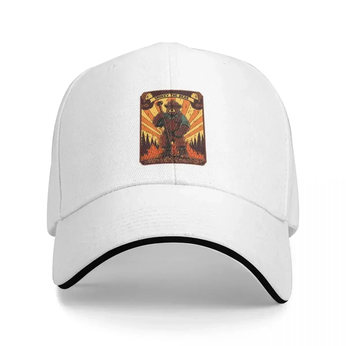 Smokey The Bear Cap Fashion Casual Baseball Caps Adjustable Hat Hip Hop Summer Unisex Baseball Hats Polychromatic Customizable