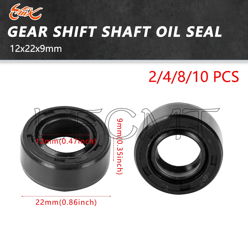 12X22X9 09285-12002 Oil Seal Nitrile Rubber Gasket Sealing Ring Fit for Suzuki T350 T500 TC185 TC120 TM TS 100 125 250 400 TU250