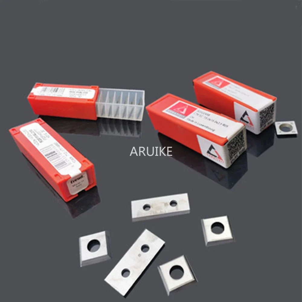 Woodworking Spiral Blade Tungsten Steel Alloy Flat Planer Press TCT 14 * 14mm