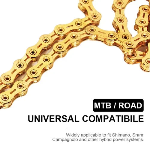 Imagen 2 del producto BUCKLOS cadena de bicicleta MTB 12 velocidades 11 velocidades cadena de bicicleta EL SL montaña carretera Corrente 12v 11v corriente ciclismo 10S 9S 8S piezas de bicicleta