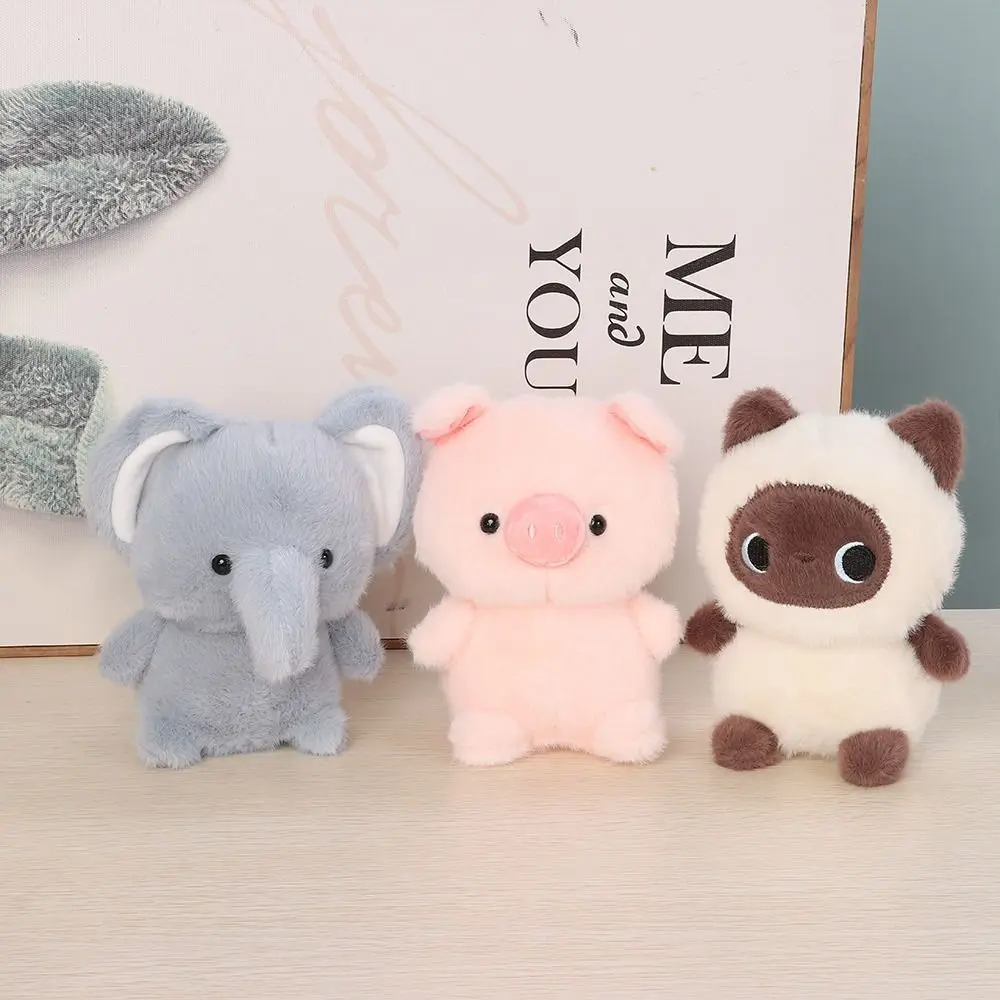 Cute 16cm Plush Companion Doll Plush Elephant Stuffed Animal Pillow Capybara Super Soft Animal Plush Toy Desk