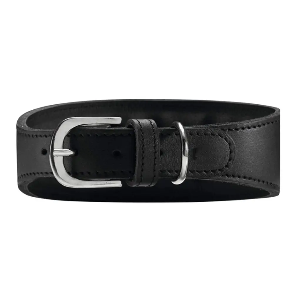 

Thicken Adjustable Wide Dog Collar Soft Durable Large Breeds Collars Cowhide Leather Comfortable Pet Collars Strap Pet Supplies