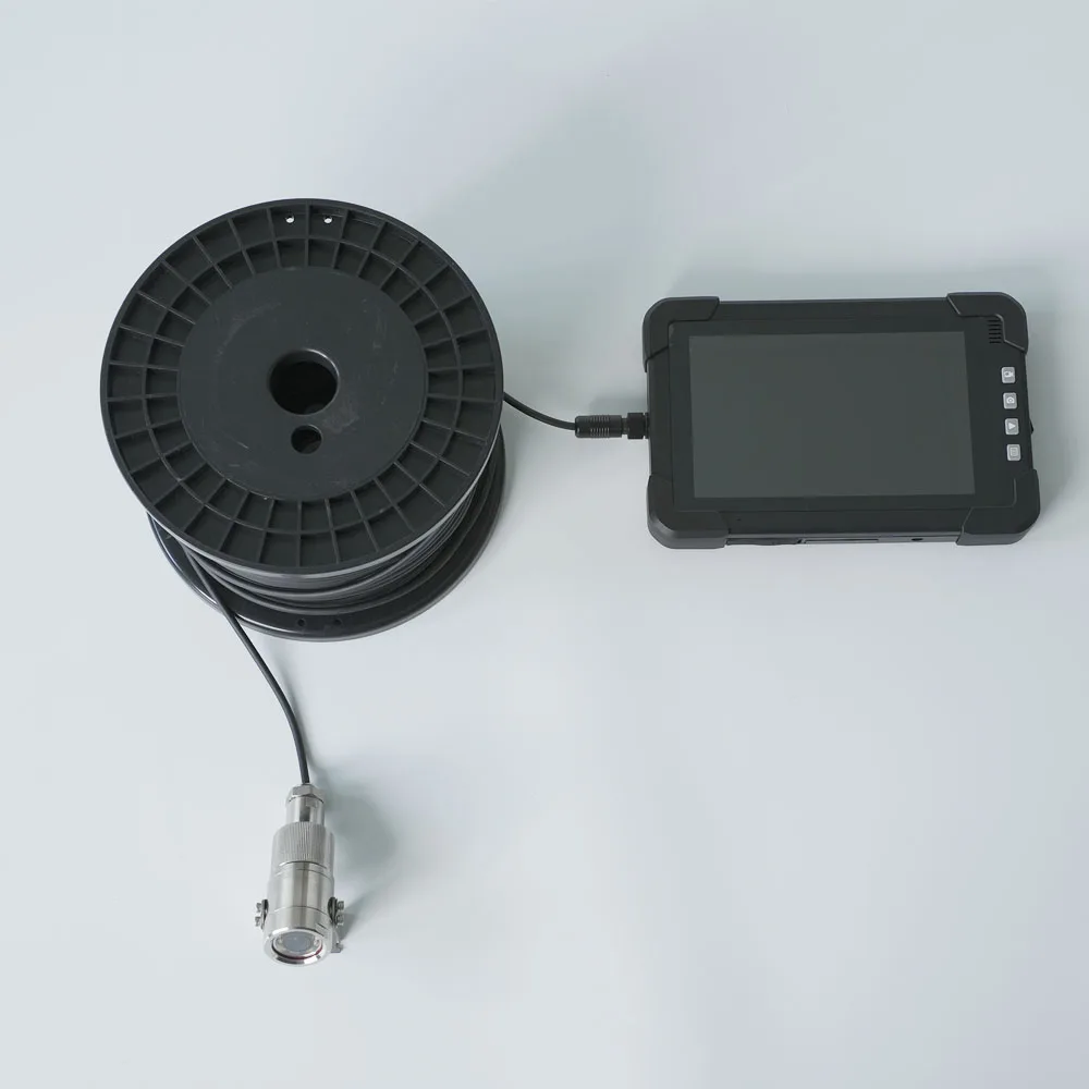 2026 فريد 7 بوصة 100 متر 316L الفولاذ المقاوم للصدأ تحت الماء كاميرا الصيد مياه البحر الغواصة قارب كاميرا مراقبة