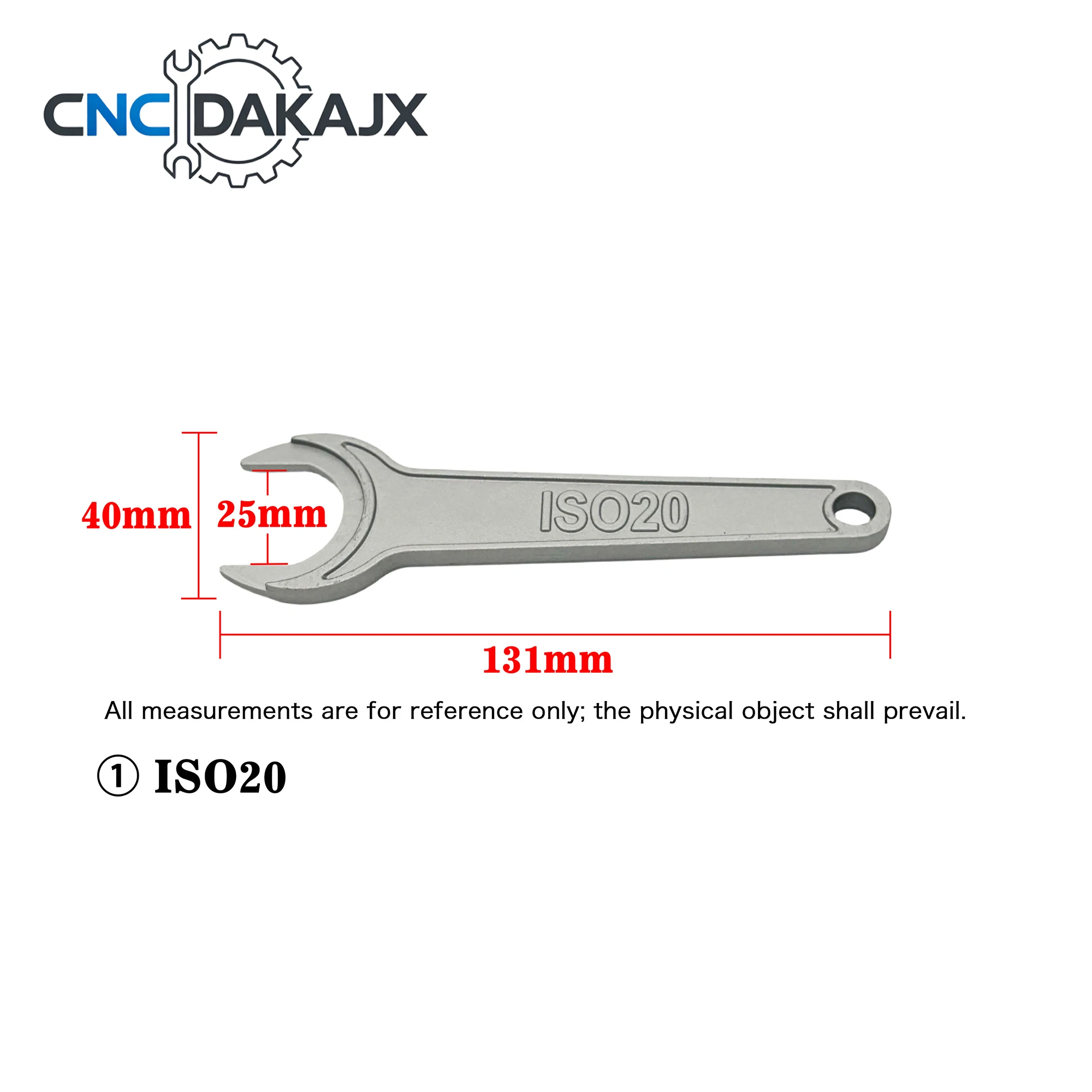 ISO20 ISO25 Open End Spanner Special For ISO Spindle Nut CNC Engraving Router Milling Machine Tool Holder Disassembly Maintenan