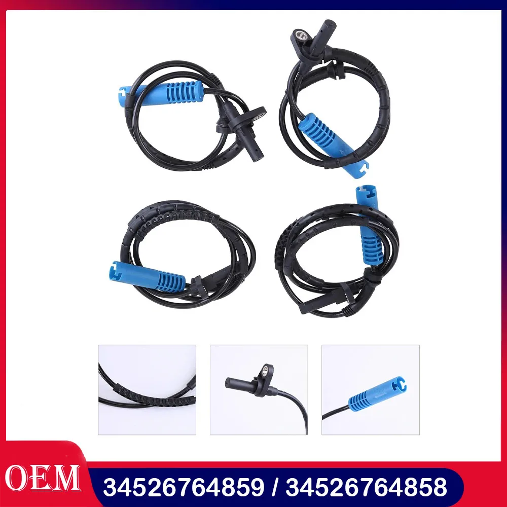 

Набор из 4-х датчиков скорости колеса ABS, совместимых с E90 E91 325xi 328xi 335i XDrive 34526764859 34526764858