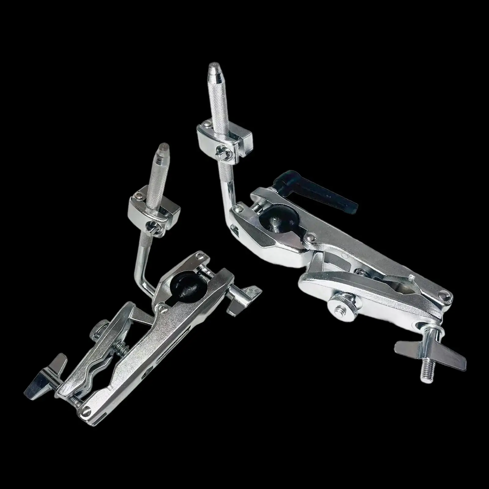 

Зажим для барабанной стойки, металлический держатель тарелки, удлинитель, съемное крепление для установки ударных инструментов для бас-барабана