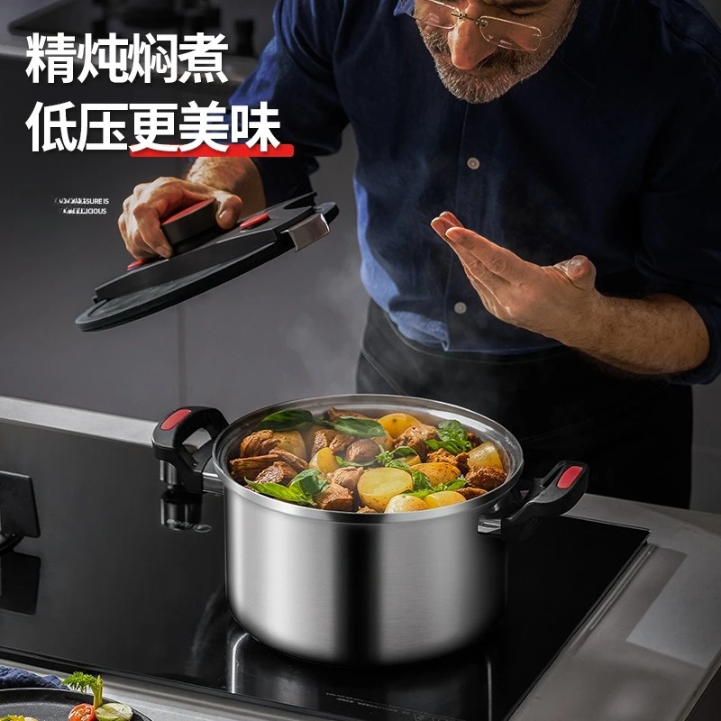 Micro Pressure Pot Low Soup Stew Common for Household Cooker Gas Induction