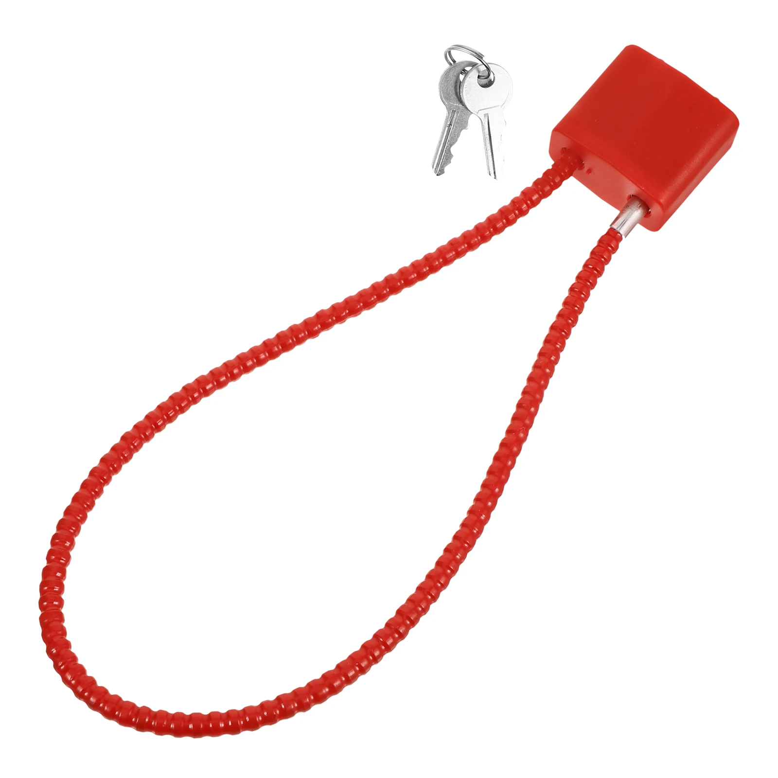 

Durable Metal Cable Lock Keys Small Lock Electric Bike Basket Cabinet Door Security 39Cm Long Rope Lock