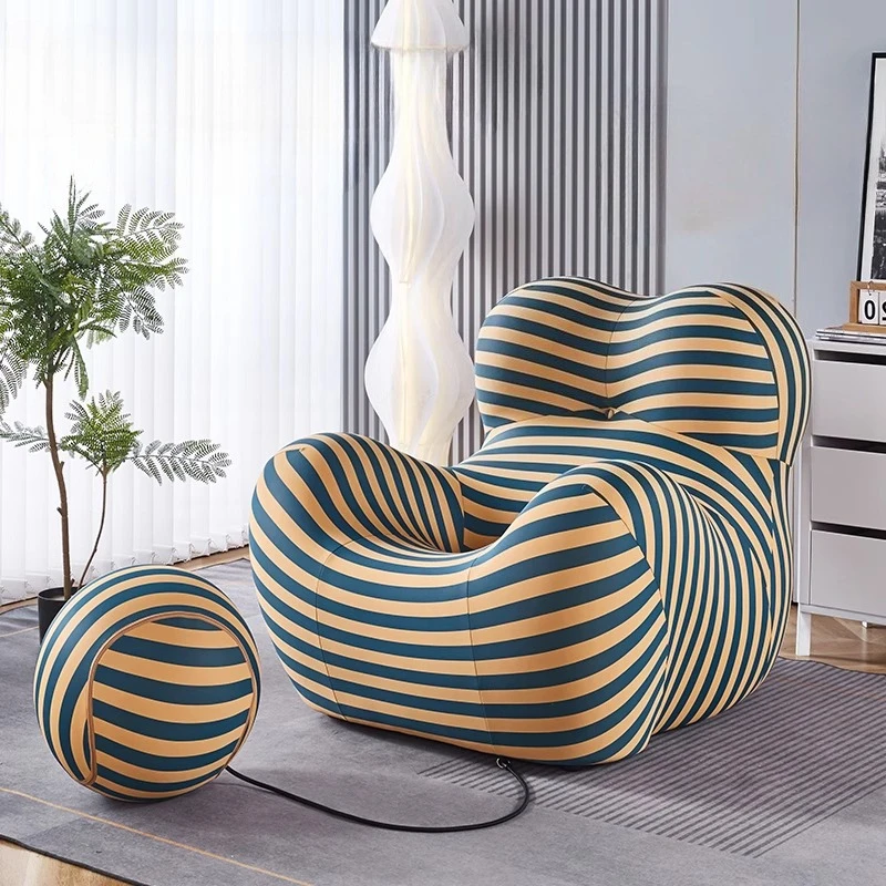 

Lazy Sofa Chair, Internet Famous Designer, High-end Living Room Single Sofa, Leisure Chair, Balcony Lounge Chair