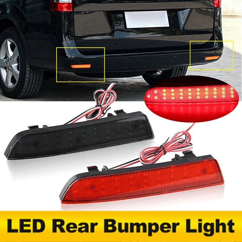 

2PCS LED Rear Bumper Reflector Lights For Mercedes-Benz W447 Vito Tourer Dualiner V-Class 2014-2021 OEM#A6398260440, A6398260540