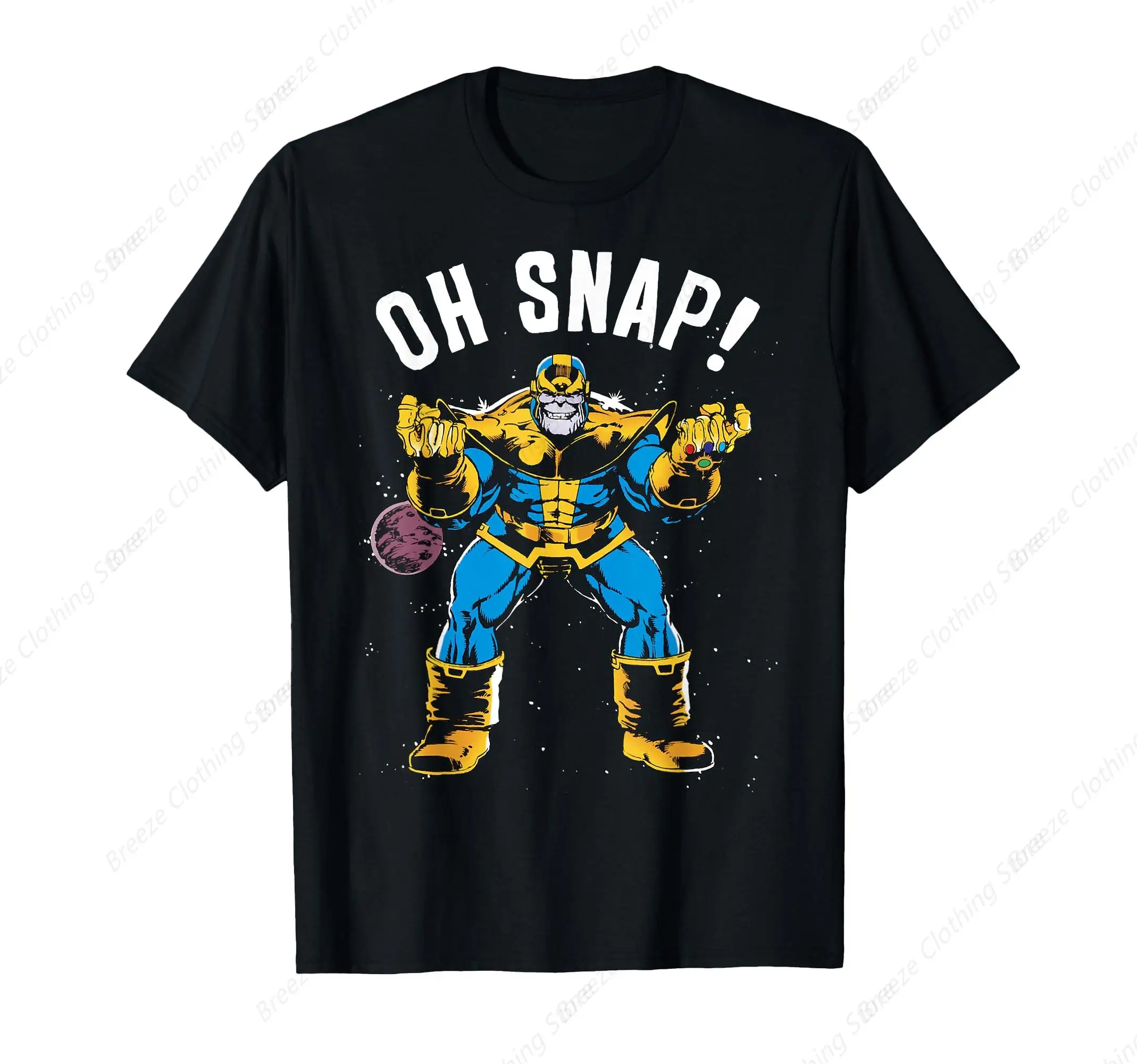 

Thanos Space Oh Snap! Retro Comic Style T-Shirt T-Shirt
