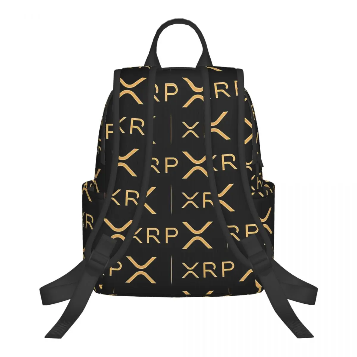 XRP Cryptocurrency XRP Student Backpack School Bag Hiking Travel Daypack for Boys Girls Fashion Bookbag Shoulder Bags