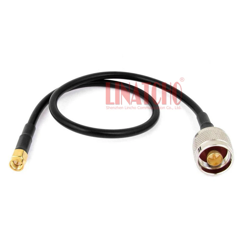 50CM Coaxial RG58U SMA Male to N Male Connector Antenna Connecting jumper cable