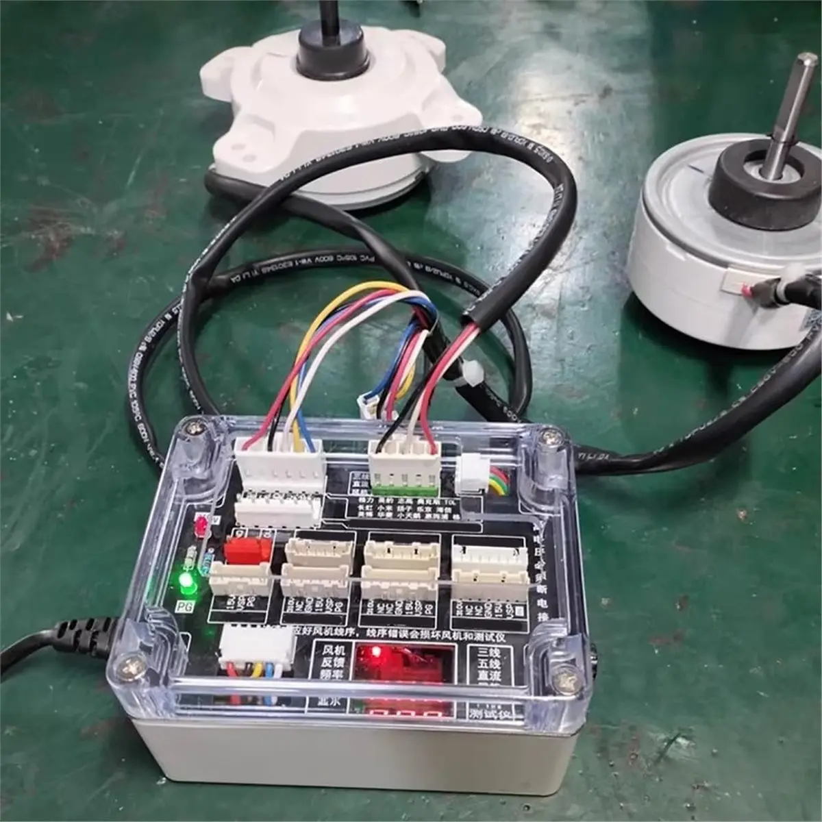 【MUST-HAVE LIST】 Air Conditioner 3-Wire/5-Wire DC Fan Motor Tester, Short-Circuit Protection, Speed Adjustment EU Plug
