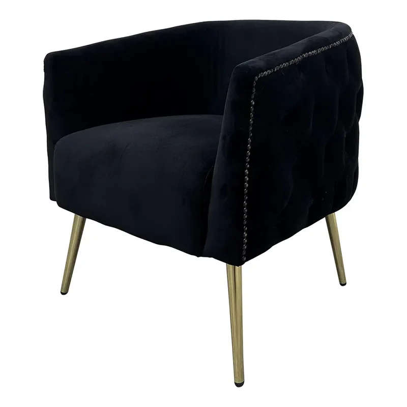 Single Sofa Chair for Office Reception Meeting Guest Restaurant Leisure Household Dining Back Armrest Chair
